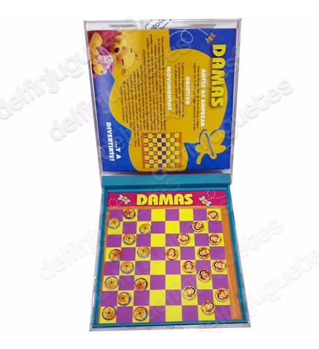 Mini Juegos Magnéticos Damas Ludo Pooh | Princesas | Mickey