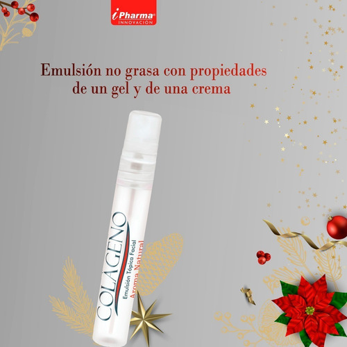 Imagen 4 de 6 de Colágeno Emulsión Tópica Facial Natural 7ml
