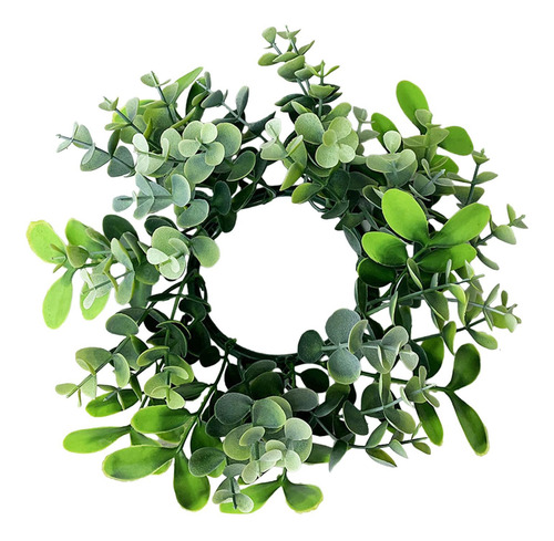 3 Corona De Eucalipto Hecha A Mano - Decoración 3 Piezas