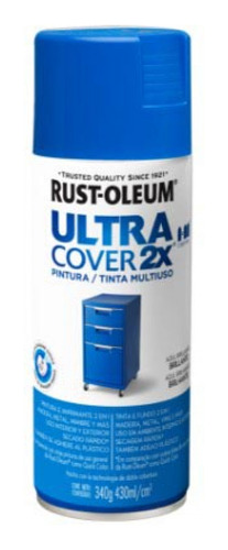 Pintura En Spray Azul Brillante 340gr Ultra 2x Rust Oleum