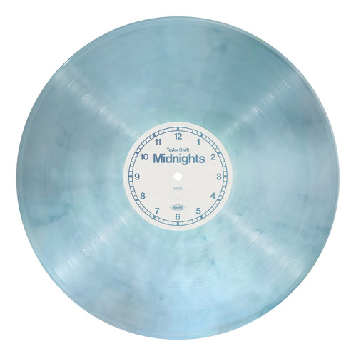 Disco De Vinilo Emi Midnights Moonstone Blue Edition Lp Tayl