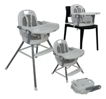Comprar Silla Comer Para Bebé Avanti Anfi Plegable Bandeja Color Gris
