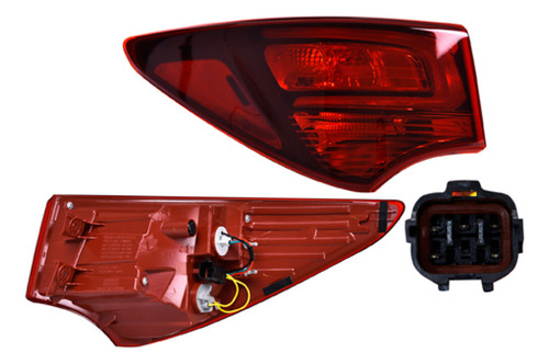Calavera Exterior Izquierda P-santa Fe S/leds C/foco 2018