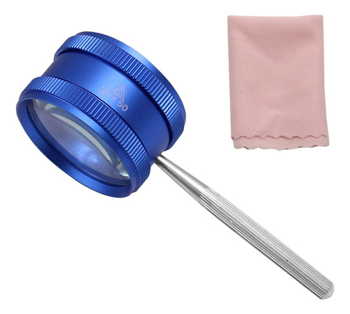 Portátil 35x Lupa De Mano Inastillable 55 Mm Lente De Lupa