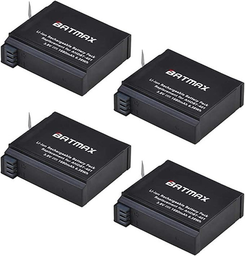 Baterias Ahdbt-401 1680 Mah 3,8 V Para Gopro 4 Pack 4