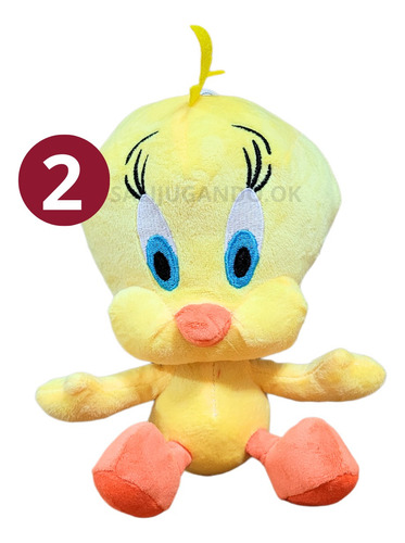 Peluches Looney Tunes X4 Taz Bunny Coyote Tweety Pato Lucas