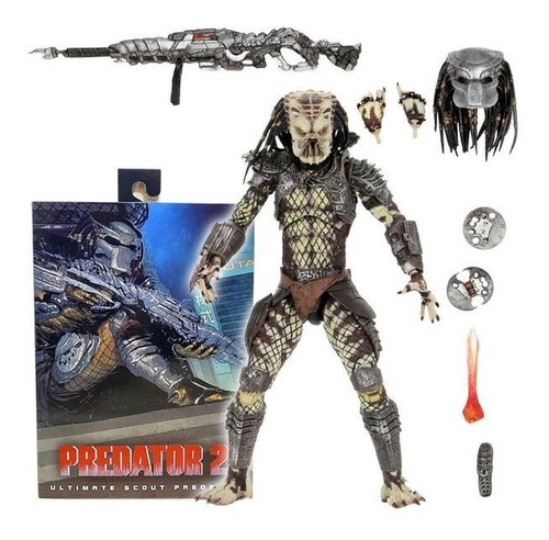 Figura De Ultimate Scout Predator - Predator 2 Neca