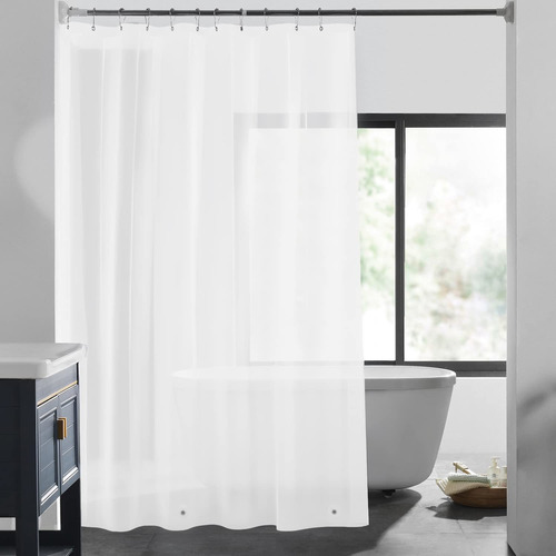 Lovtex Forro Cortina Ducha Blanco  72 72  Ligera Para Baño