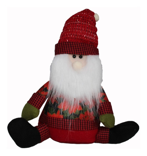 Enfeite Decoração Natalina Boneco Do Papai Noel Gorro Natal