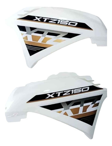 Plasticos Cubre Estanque Yamaha Xtz 150 ( Blanco)