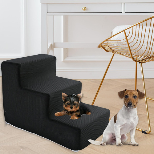 Rampa De Escaleras Para Perros, Escalera Para L 3 Paso Negro