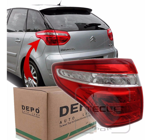 Lanterna C4 Picasso Ano 2008 2009 2010 2011 12 Esquerdo Depo