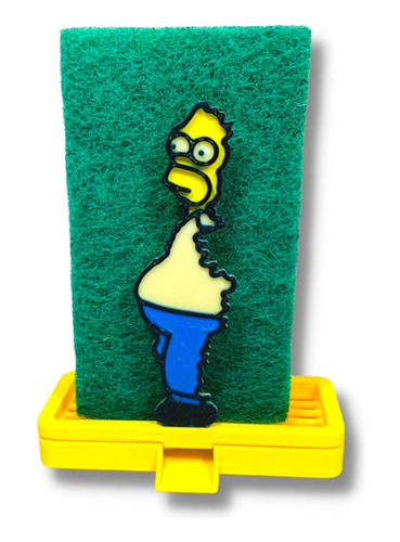 Porta Esponja Escurridor Para Cocina Homero Simpson