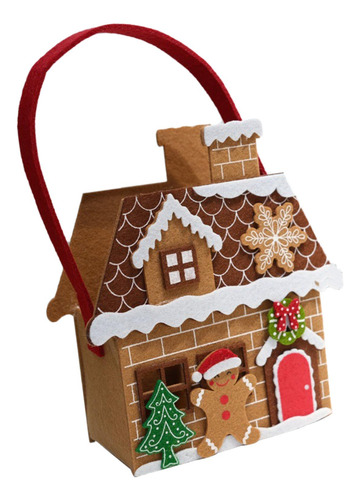 Bolsa De Fieltro Con Forma De Casita De Jengibre, Estilo B