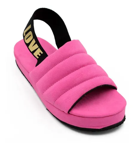 comprar Sandalia Pantunfla Mujer Comodas Zapatilla Love Dama Colores