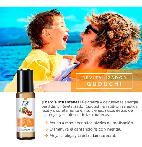 Imagen 6 de 6 de Revitalizador Guduchi 10ml Swiss Just Original Y Sellado