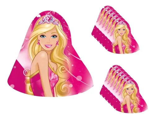 Gorros Para Fiestas Cumpleaños X12u Barbie