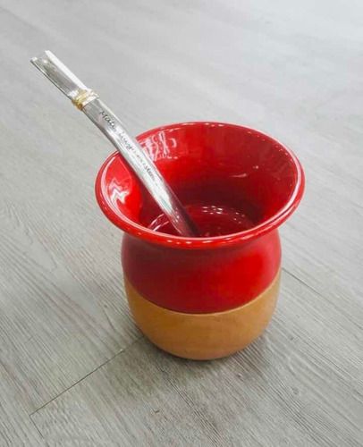 Imagen 7 de 7 de Mate Cerámica Y Madera. Varios Colores.