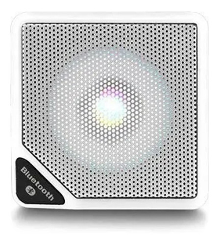 Imagem 1 de 5 de Caixa De Som Bluetooth Cubo Speaker Multilaser Sp306 Branco