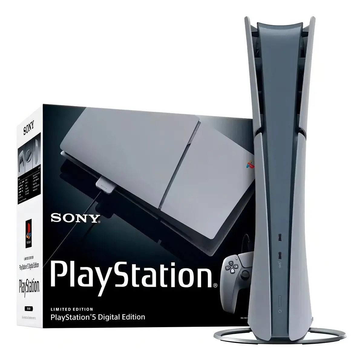 Playstation 5 Digital Slim, edição de 30º aniversário, branca