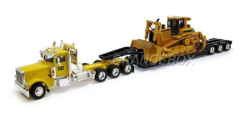 Caminhão Peterbilt 389 + Trator De Esteira D8r 1:50 55207