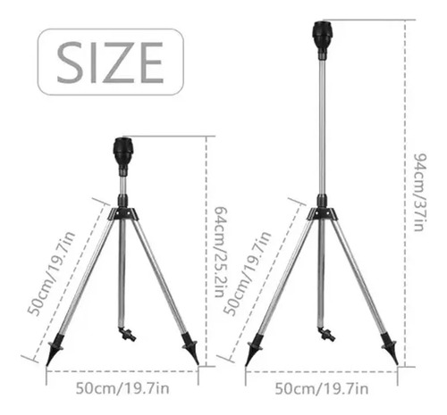 O Rociadores Automáticos 360 Con 2 Trípodes Giratorios