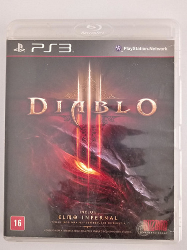 Jogo Diablo 3 Original Ps3 Playstation 3 Física Dublado
