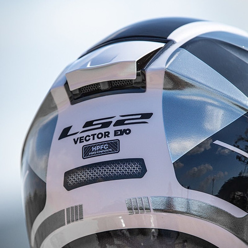 Imagem 4 de 9 de Capacete Ls2 Ff397 Vector Evo - Tricomposto + Viseira Solar