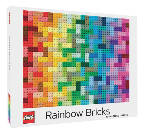 1000 Piezas Rainbow Bricks Arcoiris Bloques