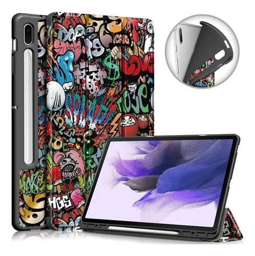 Funda De Tableta Pintada Para Samsung Galaxy Tab S7 Fe De 12