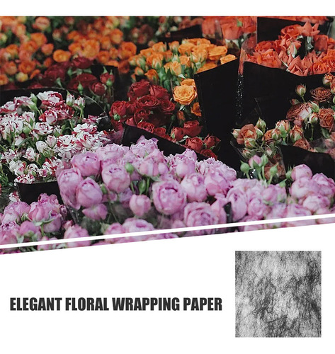 Hoja De Papel De Seda Impermeable Para Envolver Flores, 100