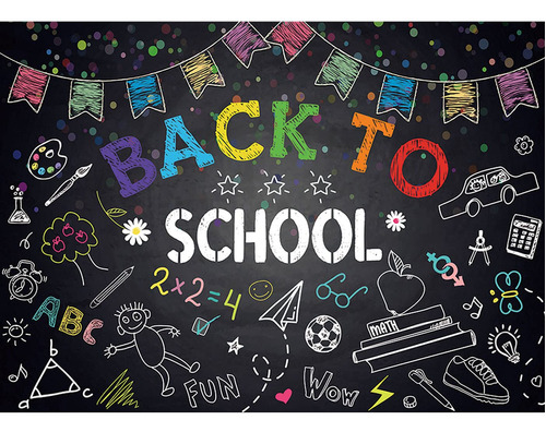 Maijoeyy 5x3ft Welcome Back To School Themed Backdrops Telon