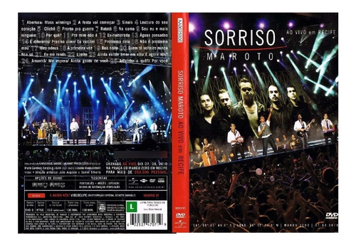 Dvd Sorriso Maroto  - Ao Vivo No Recife