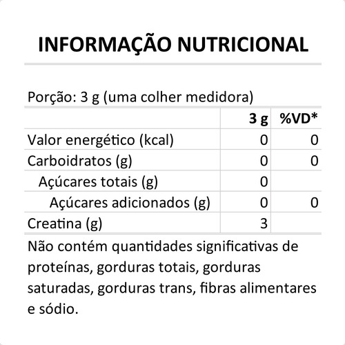 Creatina 100% Pure Pro Corps 150g Pó Kit 30 Unidades Sabor Sem Sabor