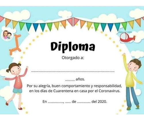45 Diplomas Reconocimiento Opalina Tamaño A4