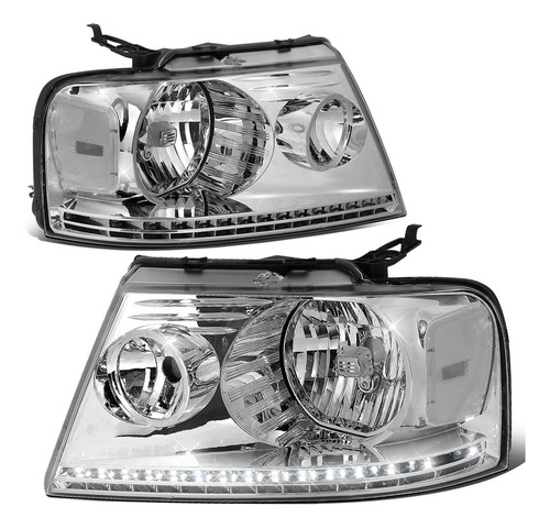 Faros Delanteros Par Led Lincoln Mark Lt 2006 2007 2008
