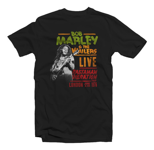 Remera Bob Marley Guitar