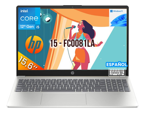 Laptop Hp 15.6 Core I5 12th 16gb Ram 512gb Ssd + Funda