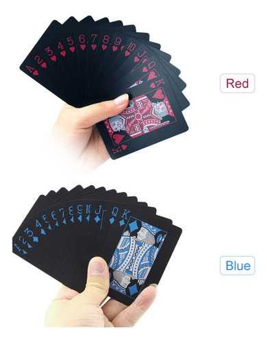 Mz Cartas De Póquer De Plástico For Fiestas Y Viajes