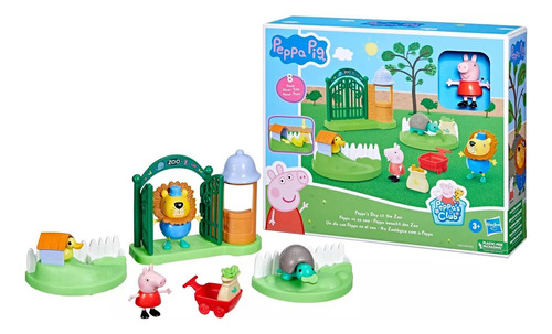 Peppa Pig Playset Zoologico Figuras Y Accesorios Original