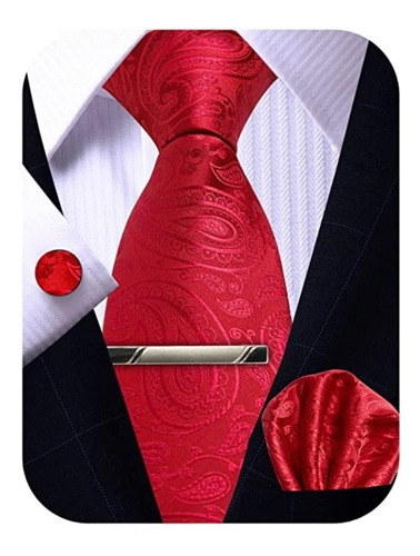 Set Corbata +pañuelos +gemelos (colleras) +sujetador Corbata