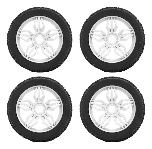 Neumáticos De Goma Para Coche Con Control Remoto, 4 Unidades