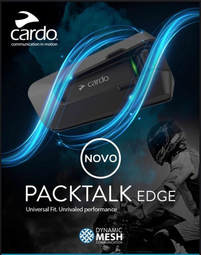 Intercomunicador Moto Cardo Packtalk Edge Due Jbl + Camiseta