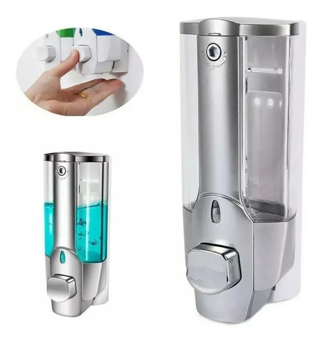 Imagen 1 de 3 de Dispensador Jabon Shampoo Liquido Recargable Baño