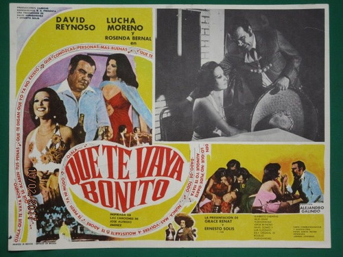 David Reynoso Que Te Vaya Bonito Rosenda Bernal Cartel Cine