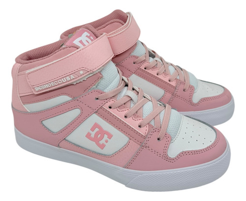 Dc Pure High Top Pink White