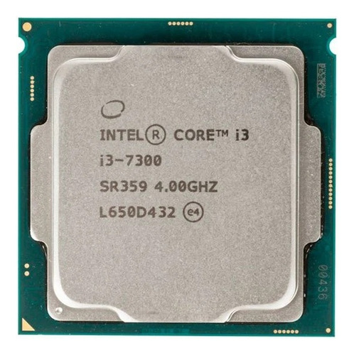 Core I3 7300 2c/4t - Uhd630 Gen7 Lga1151 - Cooler Original (Usado)