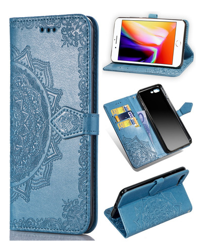 Funda Para Oppo Reno 5f/a94 5g/f19 Pro+, Funda Tipo Cartera Con Tapa, Estampado De Poliuretano, Ranura Para Tarjetas Ant