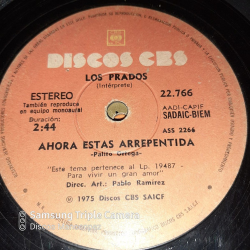 Simple Los Prados Discos Cbs C21