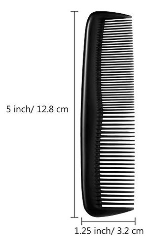 Juego De Peines Para El Cabello De 12 Piezas, Bolsillo Para
